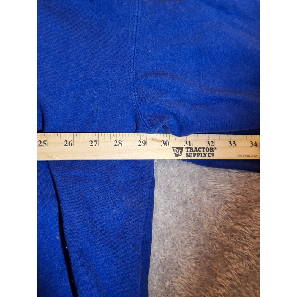 NBA Majestic Mens LA Clippers Basketball Hoodie Royal Blue Size 4X Sweatshirt - Picture 7 of 9